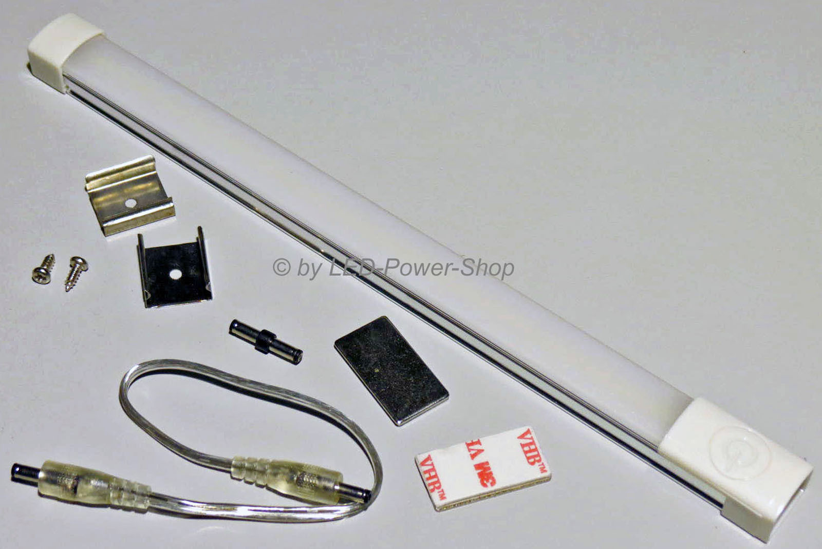 universal Lichtmodul mit 15 LEDs neutral-weiß Platine als Lichtleiste 12V DC 