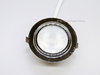 12V Dometic recessed light frosted glass chrome with leaf spring